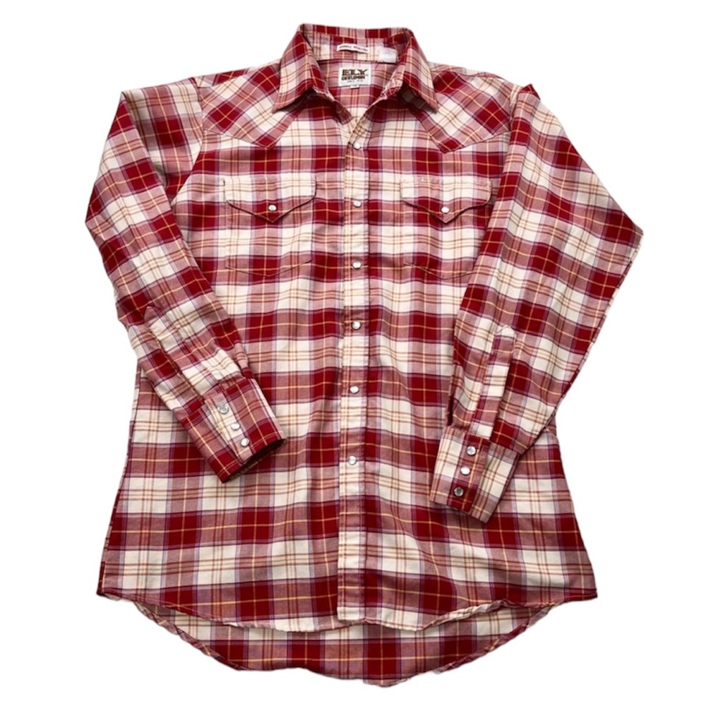Men’s Vintage Ely Cattleman Cowboy Dress Shirt